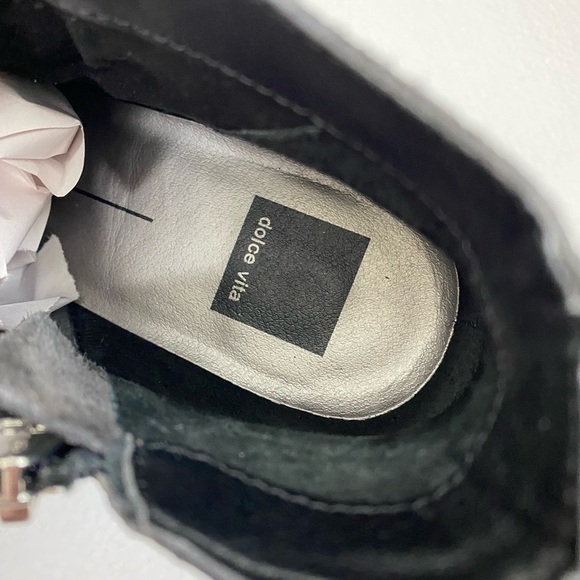 Dolce Vita Black Ankle Boots - Picture 9 of 12